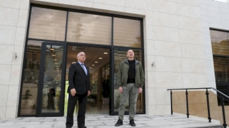    İlham Əliyev Zabuxda tikinti işlərin gedişi ilə maraqlandı    