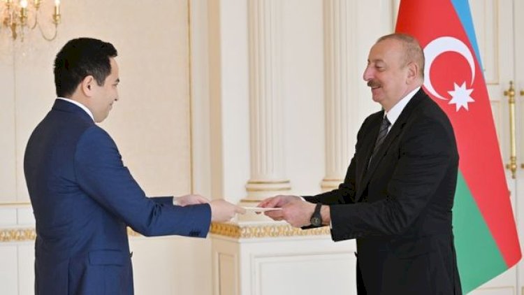    İlham Əliyev yeni səfirin etimadnaməsini qəbul etdi - Fotolar   