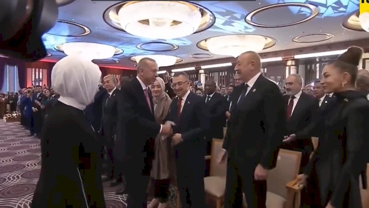    Ankarada Ərdoğan Əliyevlə səmimi görüşdü, Paşinyan arxa planda - Video   