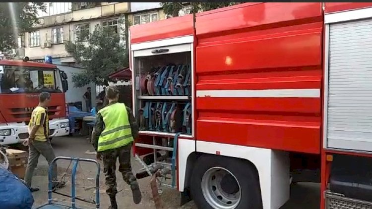    “Vosmoy”  bazarında yanğın oldu - Video   