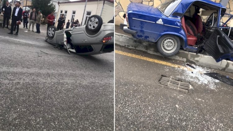    Qubada iki maşın toqquşdu - 2 nəfər öldü    