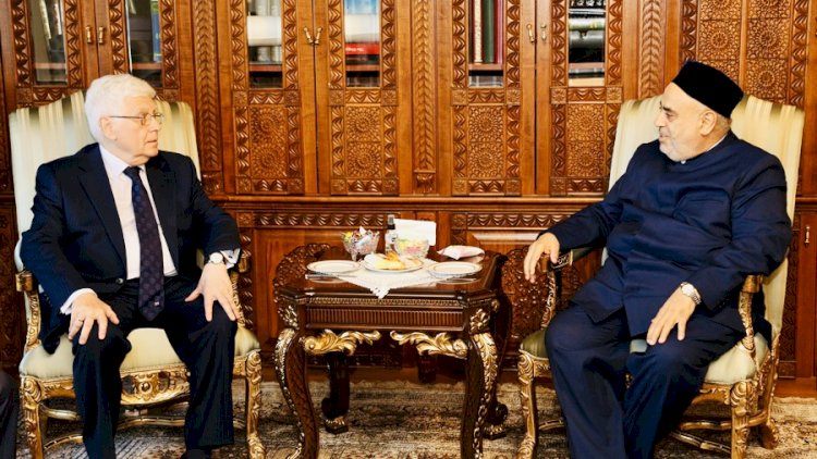    Şeyx Rusiya səfirini qəbul edib - FOTO    