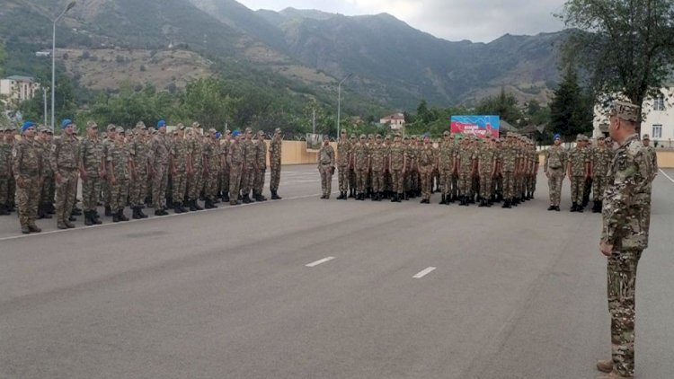    Hərbi vəzifəlilərin toplanışında tapşırıqlar yerinə yetirildi   