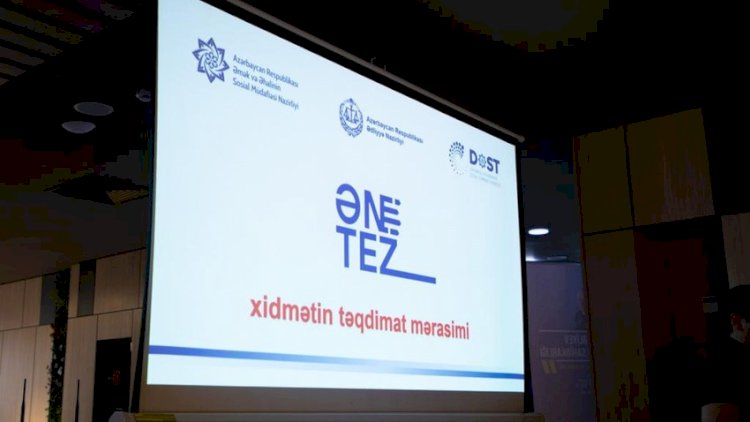    “ƏN TEZ” xidməti DOST Mərkəzində istifadəyə verildi   
