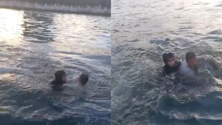   Bakıda özünü dənizə atan şəxs belə xilas edildi - Video   