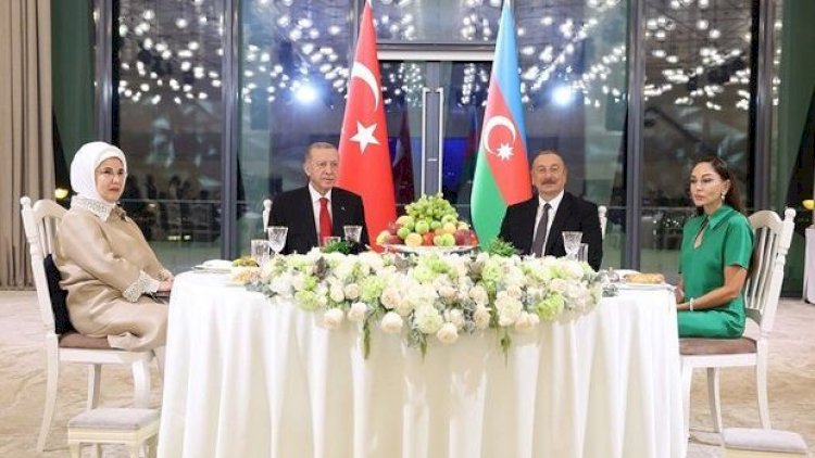    Bakıda Ərdoğan və xanımının şərəfinə dövlət ziyafəti verildi - Yenilənib   