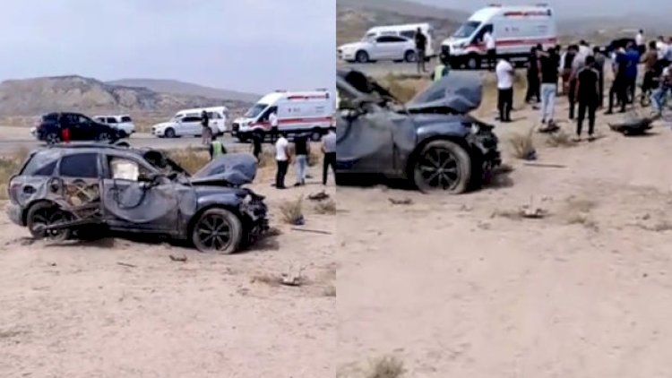    “Son zəng”i qeyd edən məzunlar qəzaya uğradılar - Video   