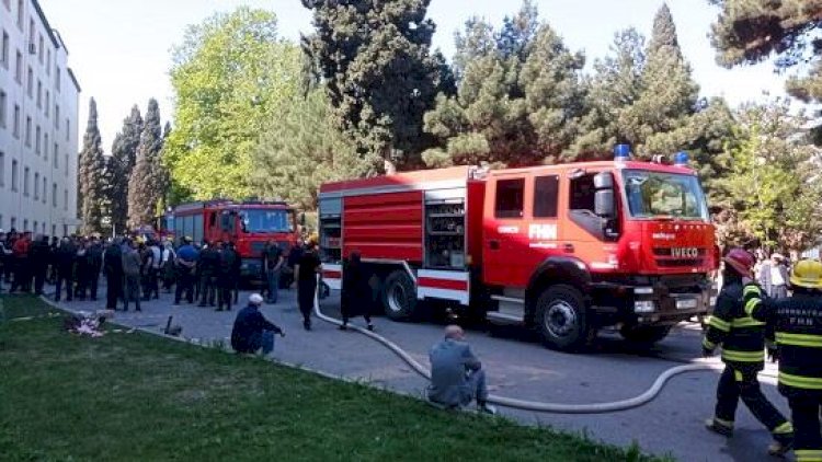    Gəncədə yanğın: Ev sahibi zəhərləndi   