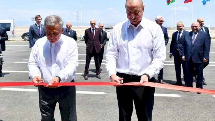    İlham Əliyev və Rüstəm Minnixanov Cəbrayılda açılışda iştirak etdilər   