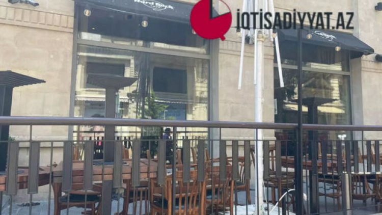    Bakıda məşhur restoran bağlandı - Fotolar   