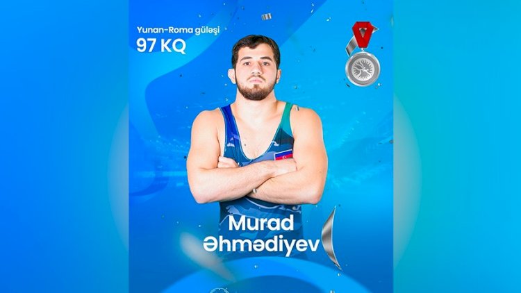    Azərbaycanın yunan-Roma güləşçisi İstanbulda gümüş medal qazandı   