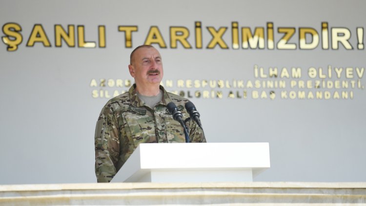    Prezident: Gedirlər, sərhəddən hansısa mesajlar ünvanlayırlar   