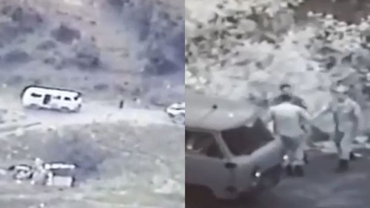    Sülhməramlılar müşayiət edir, separatçılar Qarabağa silah daşıyır - Video   