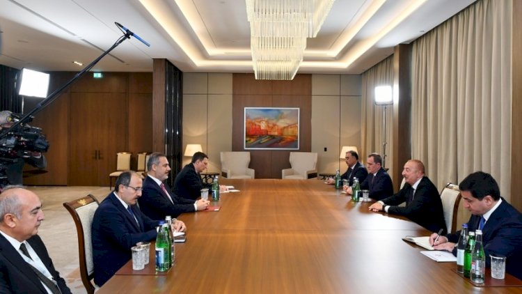    Prezident Əliyev Hakan Fidanı qəbul etdi   