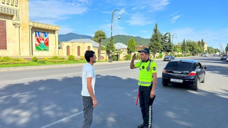    Balakəndə qaydaları pozan piyadalar barəsində tədbir görüldü   
