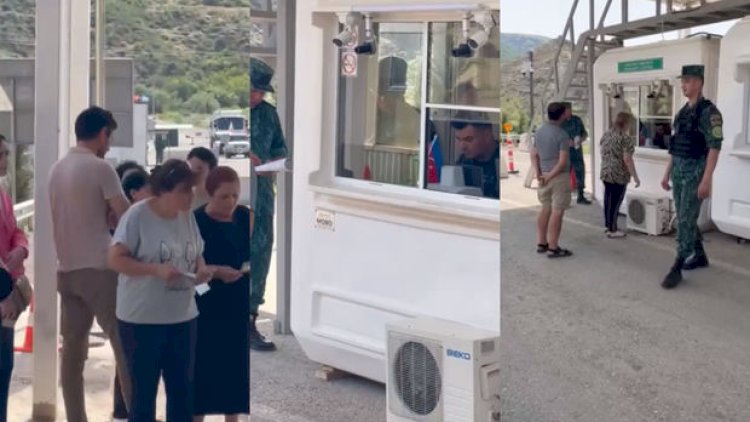    “Laçın” sərhəd-buraxılış məntəqəsindən yeni görüntülər - Video   