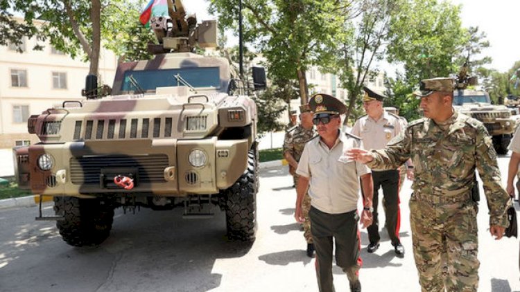    Qırğızıstanın müdafiə naziri Azərbaycanda komando hərbi hissəsində oldu - Fotolar   