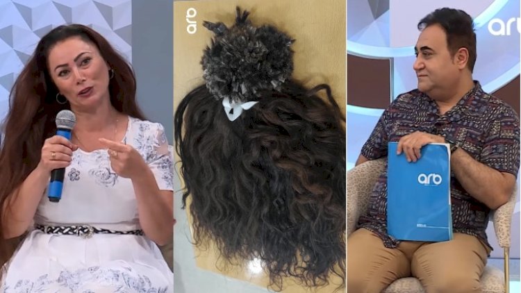    Azərbaycanda ilk: 11 ildir tökülən saçlarını yığır   - Video