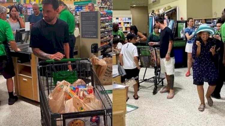    Messi Mayamidə adi marketə getdi   - Foto
