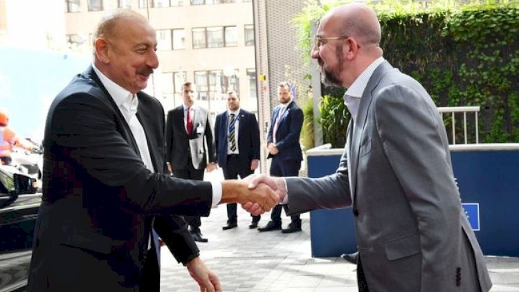    İlham Əliyevin Şarl Mişellə görüşü başladı   