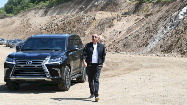    İlham Əliyev Şuşaya getdi   