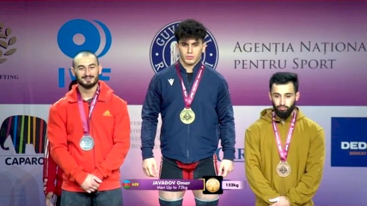    İdmançımız Avropa birinciliyində qızıl medal qazandı - Fotolar   