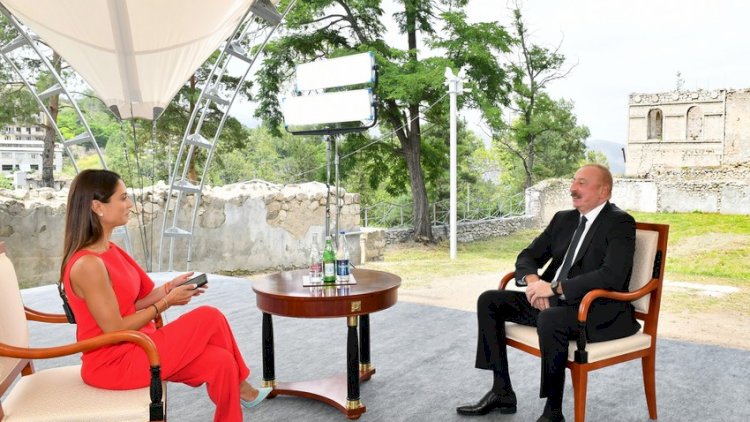   İlham Əliyev:   Həyatımda ilk dəfədir ki, mənə bu sual verilir