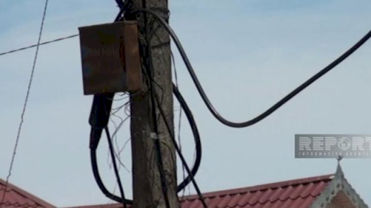    Biləsuvarın kəndində internet çəkilişi yarımçıq qaldı - Fotolar   