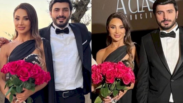    Ayrılıq xəbəri yayılan cütlük bir arada - FOTOLAR   