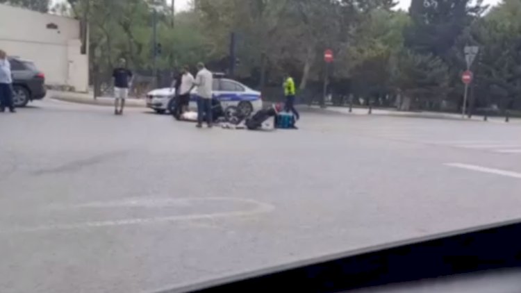    Bakıda kuryer faciəvi şəkildə öldü - Video   