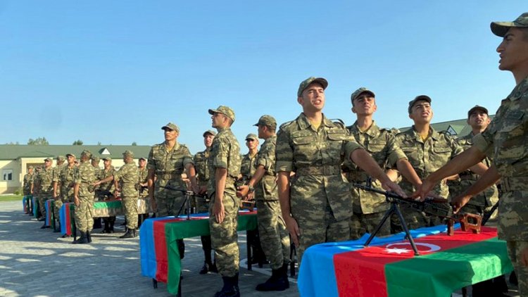    Azərbaycan Ordusunda gənc əsgərlərin andiçmə mərasimləri keçirildi - Video   