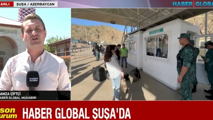    “Haber Global” Şuşadadan reportaj hazırladı - Video   
