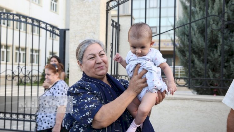    Laçına daha 65 sakin köçürüldü   