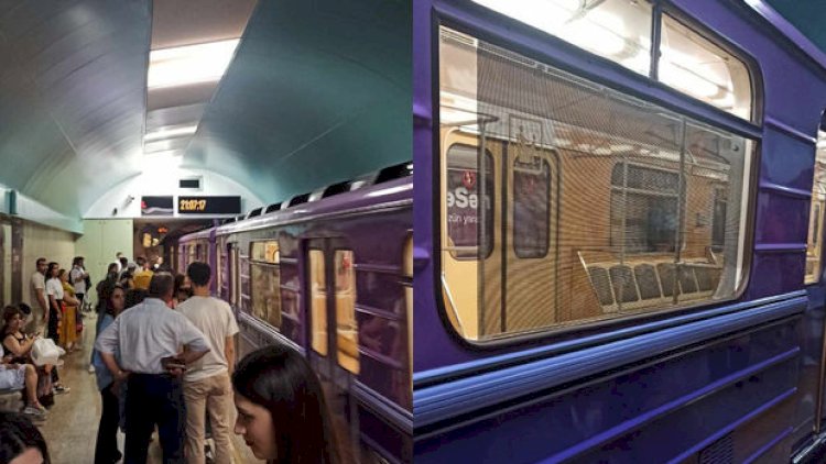    Bakı metrosunda qatarda nasazlıq yarandı   