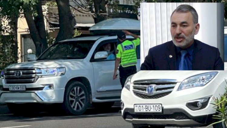    Nemət Pənahlını yol polisi saxladı: Mübahisə yaşandı - VİDEO   
