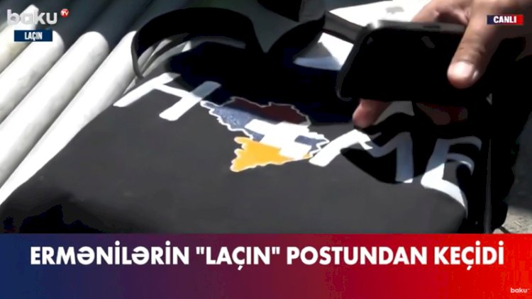    Erməni qadından bayraq təxribatı -VİDEO   