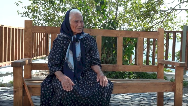    98 yaşlı Laçın sakini doğma yurdunda - VİDEO   