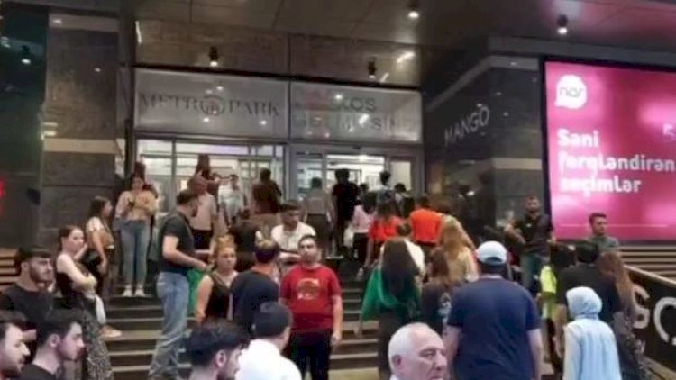    “Metropark”da bomba həyəcanı - İnsanlar təxliyə edildi   