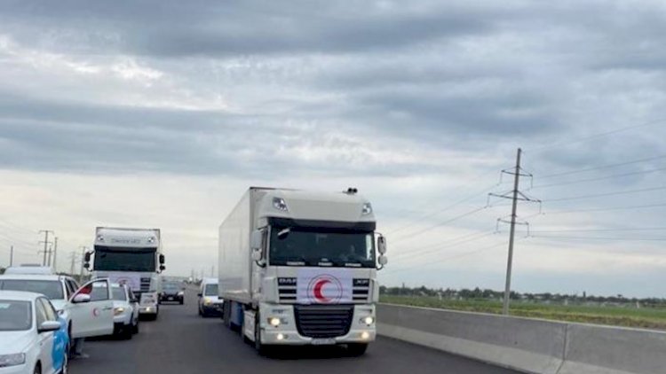    Humanitar yardım karvanı Ağdama çatdı   