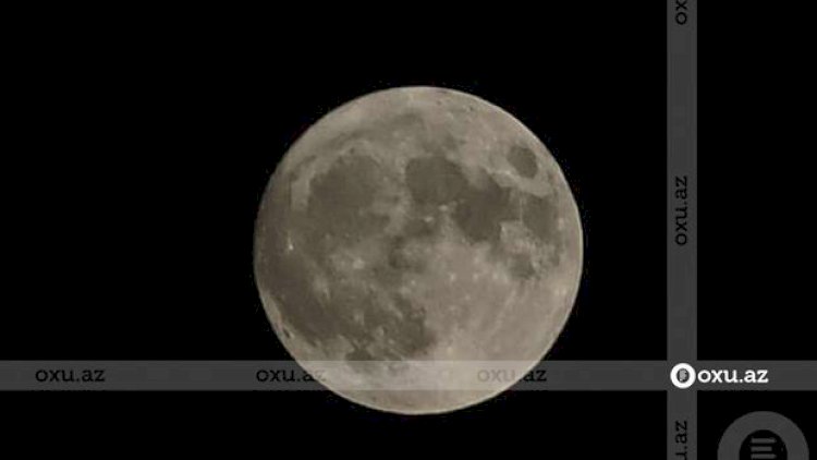    Bakıda ilin ikinci Super Ay hadisəsi yaşandı - Fotolar   