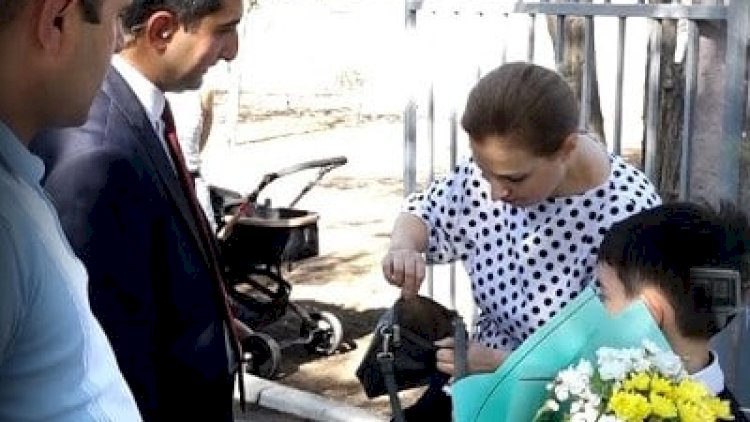    Paşinyana görə məktəblilərin çantaları yoxlanıldı   