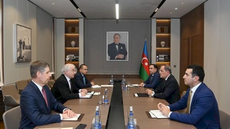    Ceyhun Bayramov Rusiya xarici işlər nazirinin xüsusi nümayəndəsi ilə görüşdü   