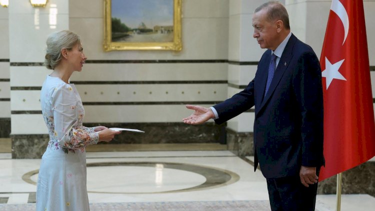    Ərdoğan İsveçin yeni səfirini qəbul etdi   