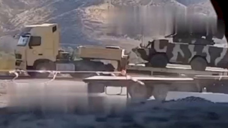    Ermənistanın təxribatları davam edir: Sərhədə ağır texnika yığır - VİDEO   