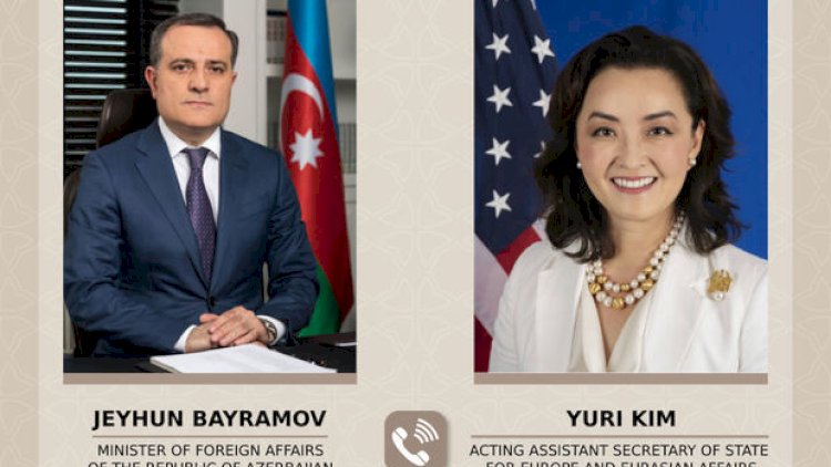    Ceyhun Bayramov ABŞ rəsmisi ilə danışdı   
