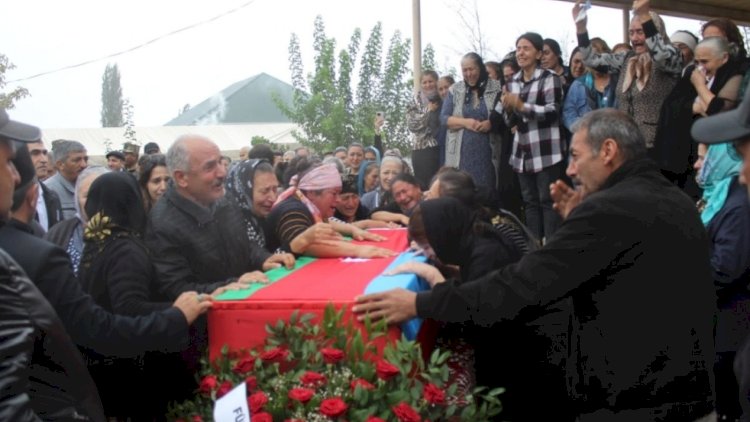    Şəhidin cənazəsi Füzuliyə gətirildi    - FOTO