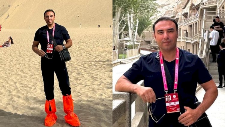    Xanəndə Çindən paylaşım etdi - Fotolar   