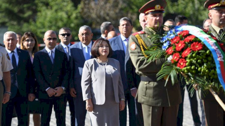    Sahibə Qafarova Sofiyada “Naməlum əsgər” abidəsini ziyarət etdi   
