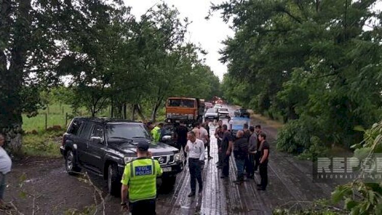    Göyçay çayına güclü sel gəldi, körpü təhlükədə   