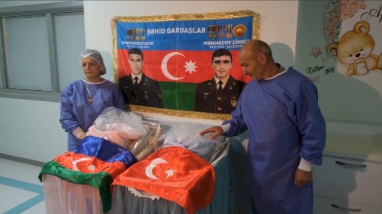   İki oğlunu şəhid verən ananın əkiz uşaqları oldu   